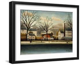 Suburbs; Banlieue, C.1896-Henri Rousseau-Framed Giclee Print