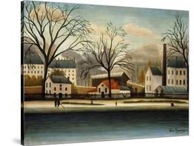 Suburbs; Banlieue, C.1896-Henri Rousseau-Stretched Canvas