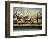 Suburbs; Banlieue, C.1896-Henri Rousseau-Framed Premium Giclee Print