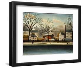 Suburbs; Banlieue, C.1896-Henri Rousseau-Framed Premium Giclee Print