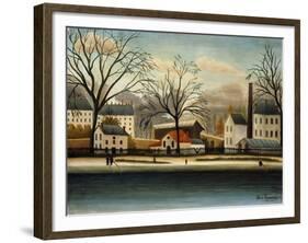 Suburbs; Banlieue, C.1896-Henri Rousseau-Framed Giclee Print