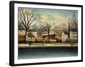 Suburbs; Banlieue, C.1896-Henri Rousseau-Framed Giclee Print