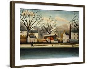 Suburbs; Banlieue, C.1896-Henri Rousseau-Framed Giclee Print