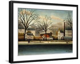 Suburbs; Banlieue, C.1896-Henri Rousseau-Framed Giclee Print