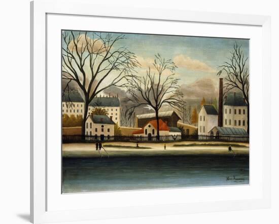 Suburbs; Banlieue, C.1896-Henri Rousseau-Framed Giclee Print