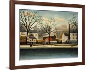 Suburbs; Banlieue, C.1896-Henri Rousseau-Framed Giclee Print