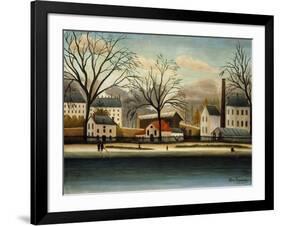 Suburbs; Banlieue, C.1896-Henri Rousseau-Framed Giclee Print