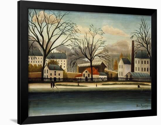 Suburbs; Banlieue, C.1896-Henri Rousseau-Framed Giclee Print