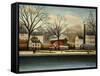 Suburbs; Banlieue, C.1896-Henri Rousseau-Framed Stretched Canvas