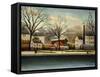 Suburbs; Banlieue, C.1896-Henri Rousseau-Framed Stretched Canvas