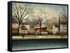 Suburbs; Banlieue-Henri Rousseau-Framed Stretched Canvas