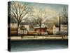 Suburbs; Banlieue-Henri Rousseau-Stretched Canvas