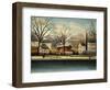 Suburbs; Banlieue-Henri Rousseau-Framed Giclee Print