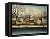 Suburbs; Banlieue-Henri Rousseau-Framed Stretched Canvas