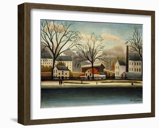 Suburbs; Banlieue-Henri Rousseau-Framed Giclee Print