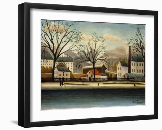 Suburbs; Banlieue-Henri Rousseau-Framed Giclee Print