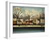 Suburbs; Banlieue-Henri Rousseau-Framed Giclee Print