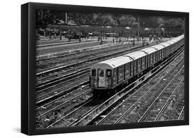 Subway 7 Train Queens NYC-null-Framed Poster