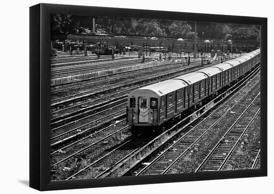 Subway 7 Train Queens NYC-null-Framed Poster