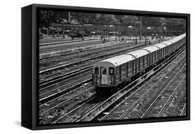 Subway 7 Train Queens NYC-null-Framed Stretched Canvas