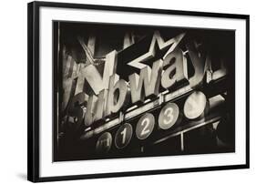 Subway and City Art - Subway Sign-Philippe Hugonnard-Framed Photographic Print