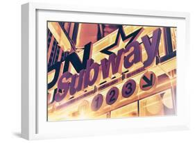 Subway and City Art - Subway Sign-Philippe Hugonnard-Framed Photographic Print