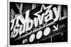 Subway and City Art - Subway Sign-Philippe Hugonnard-Stretched Canvas