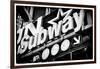 Subway and City Art - Subway Sign-Philippe Hugonnard-Framed Photographic Print