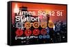 Subway and City Art - Times Square - 42 Street Station-Philippe Hugonnard-Framed Stretched Canvas