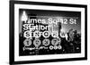 Subway and City Art - Times Square - 42 Street Station-Philippe Hugonnard-Framed Photographic Print