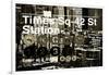 Subway and City Art - Times Square - 42 Street Station-Philippe Hugonnard-Framed Photographic Print