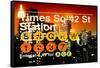 Subway and City Art - Times Square - 42 Street Station-Philippe Hugonnard-Framed Stretched Canvas