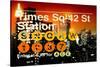 Subway and City Art - Times Square - 42 Street Station-Philippe Hugonnard-Stretched Canvas