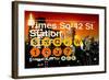 Subway and City Art - Times Square - 42 Street Station-Philippe Hugonnard-Framed Photographic Print