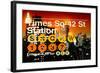 Subway and City Art - Times Square - 42 Street Station-Philippe Hugonnard-Framed Photographic Print