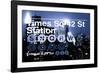 Subway and City Art - Times Square - 42 Street Station-Philippe Hugonnard-Framed Photographic Print