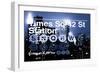 Subway and City Art - Times Square - 42 Street Station-Philippe Hugonnard-Framed Photographic Print