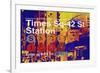 Subway and City Art - Times Square - 42 Street Station-Philippe Hugonnard-Framed Photographic Print