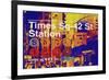 Subway and City Art - Times Square - 42 Street Station-Philippe Hugonnard-Framed Photographic Print