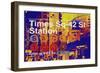 Subway and City Art - Times Square - 42 Street Station-Philippe Hugonnard-Framed Photographic Print