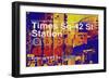 Subway and City Art - Times Square - 42 Street Station-Philippe Hugonnard-Framed Photographic Print