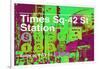 Subway and City Art - Times Square - 42 Street Station-Philippe Hugonnard-Framed Photographic Print