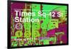 Subway and City Art - Times Square - 42 Street Station-Philippe Hugonnard-Framed Photographic Print