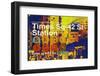 Subway and City Art - Times Square - 42 Street Station-Philippe Hugonnard-Framed Photographic Print