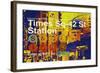 Subway and City Art - Times Square - 42 Street Station-Philippe Hugonnard-Framed Photographic Print