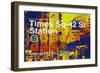 Subway and City Art - Times Square - 42 Street Station-Philippe Hugonnard-Framed Photographic Print