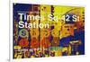 Subway and City Art - Times Square - 42 Street Station-Philippe Hugonnard-Framed Photographic Print