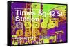 Subway and City Art - Times Square - 42 Street Station-Philippe Hugonnard-Framed Stretched Canvas