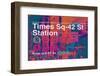 Subway and City Art - Times Square - 42 Street Station-Philippe Hugonnard-Framed Photographic Print