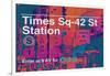 Subway and City Art - Times Square - 42 Street Station-Philippe Hugonnard-Framed Photographic Print